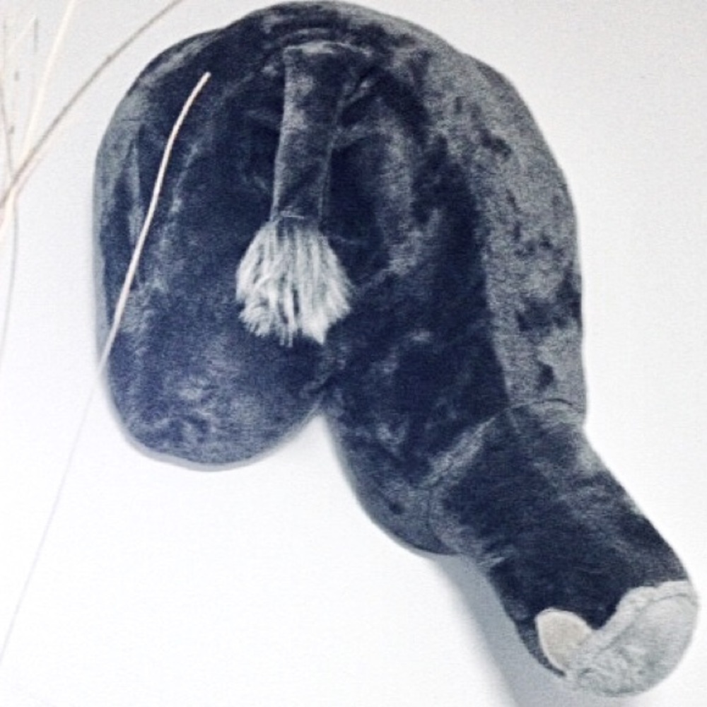 “Humane Trophies” Stuffed Elephant Butt Wall Trophy! 🏆